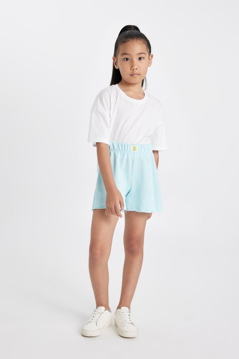 DeFacto Girl Woven Labeled Shorts - Image 4