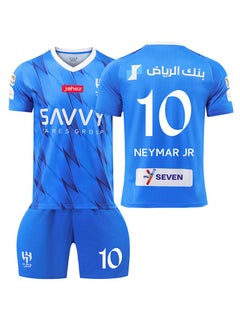 إم مياويان M MIAOYAN Neymar الرياض الهلال رقم 10 جيرسي مجموعة جيرسي لكرة القدم للبالغين  - Image 2