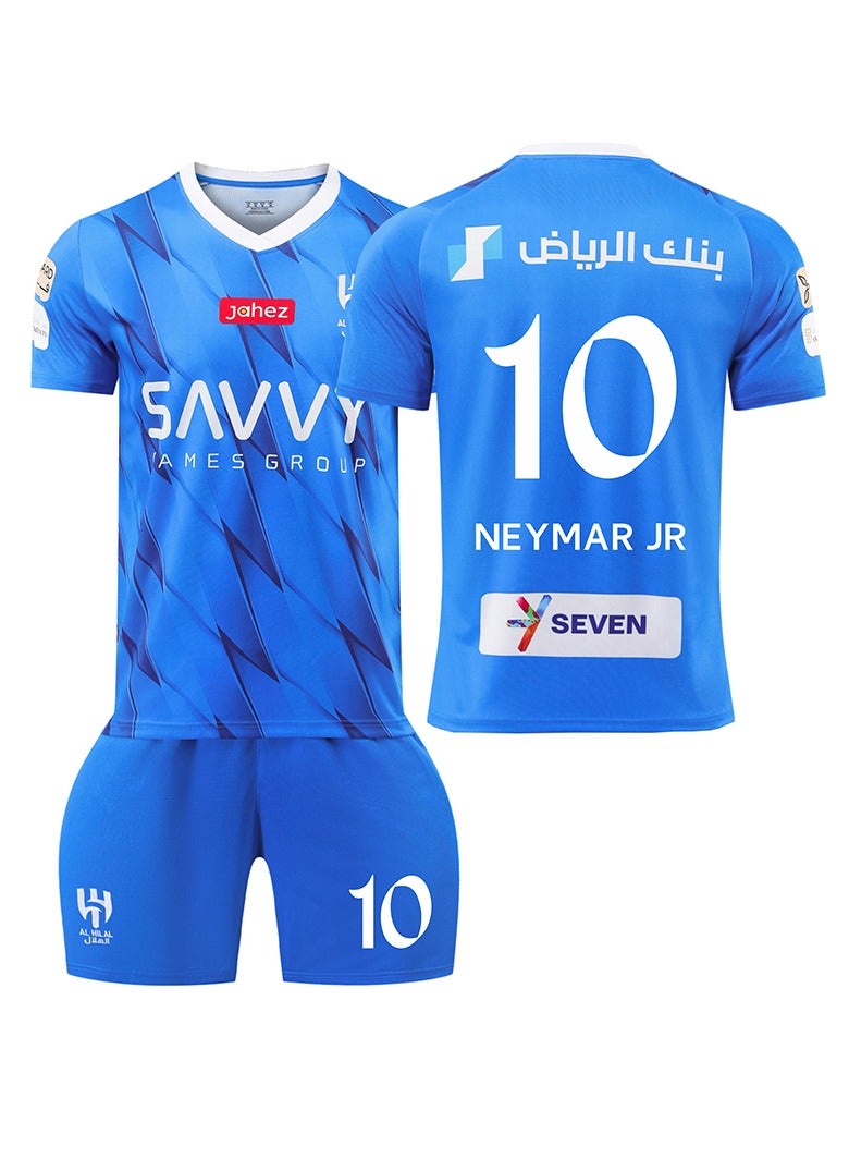 M MIAOYAN M MIAOYAN Neymar Riyadh Crescent No. 10 Jersey Adult Football Jersey Set - Image 2