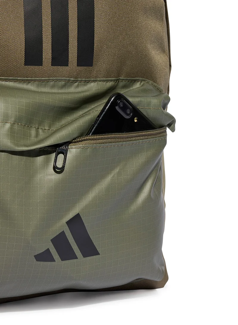 adidas حقيبة ظهر كلاسيكية بثلاث خطوط للعودة إلى المدرسة