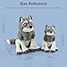 LehuoMaker 3D Printed Animals Wolf Flexible Articulated Poseable 3D Printed Animals Fidget Desk Pets Gift Classroom Rewards Toys - Image 4