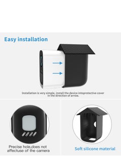 SYOSI SYOSI Protective Silicone Skin for Eufy Cam 3C, Security Camera Protect and Camouflage Weatherproof Security Camera Mount  (2 Pack)  - Image 4