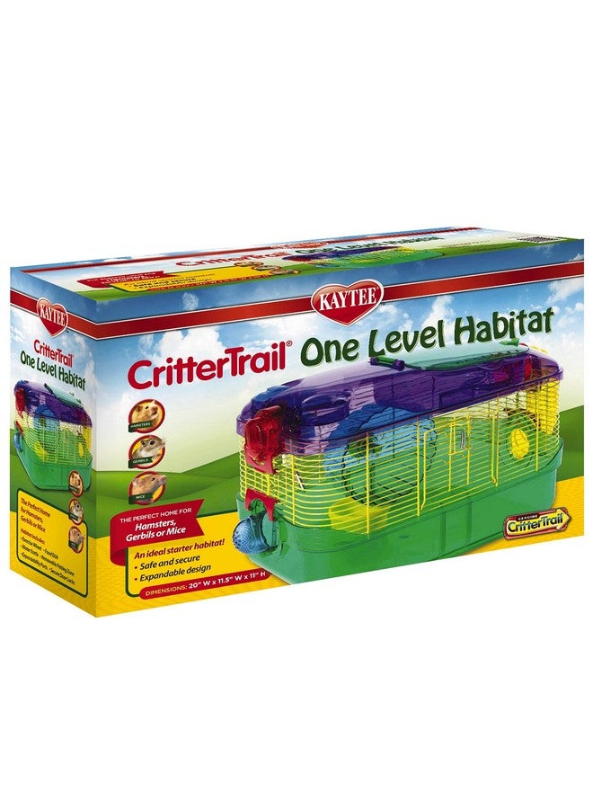 كايتي موطن Kaytee CritterTrail ذو المستوى الواحد للحيوانات الأليفة من الجربوع والهامستر والفئران - Image 1