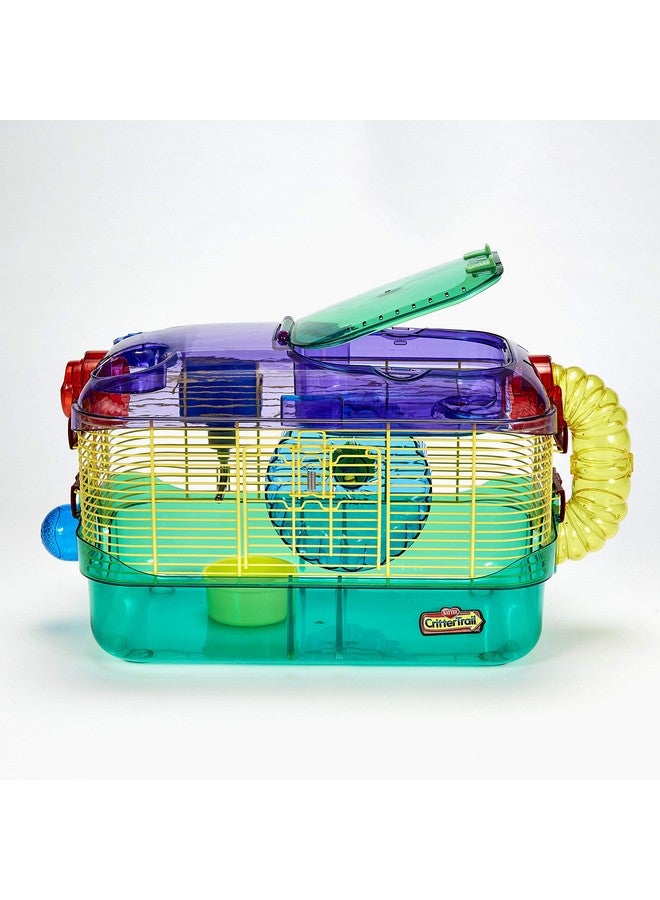 كايتي موطن Kaytee CritterTrail ذو المستوى الواحد للحيوانات الأليفة من الجربوع والهامستر والفئران - Image 3