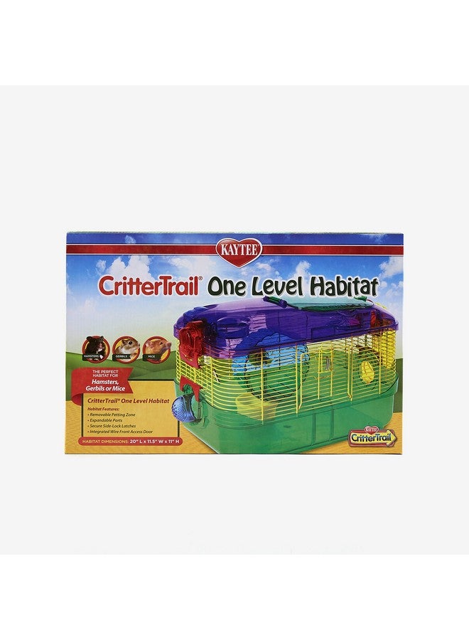كايتي موطن Kaytee CritterTrail ذو المستوى الواحد للحيوانات الأليفة من الجربوع والهامستر والفئران - Image 4