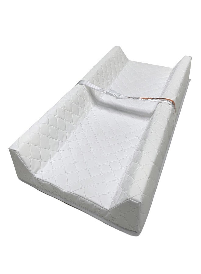 ingenuity Summer by Ingenuity Contoured Changing Pad - Includes Waterproof Changing Liner and Safety Fastening Strap with Quick-Release Buckle - Image 1