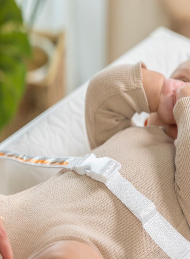 ingenuity Summer by Ingenuity Contoured Changing Pad - Includes Waterproof Changing Liner and Safety Fastening Strap with Quick-Release Buckle - Image 4