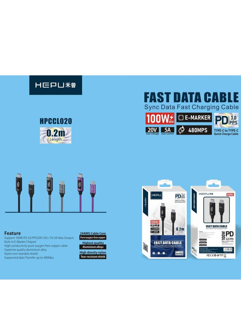 HP CCL020 FAST CABLE 100W FAST 0.2M