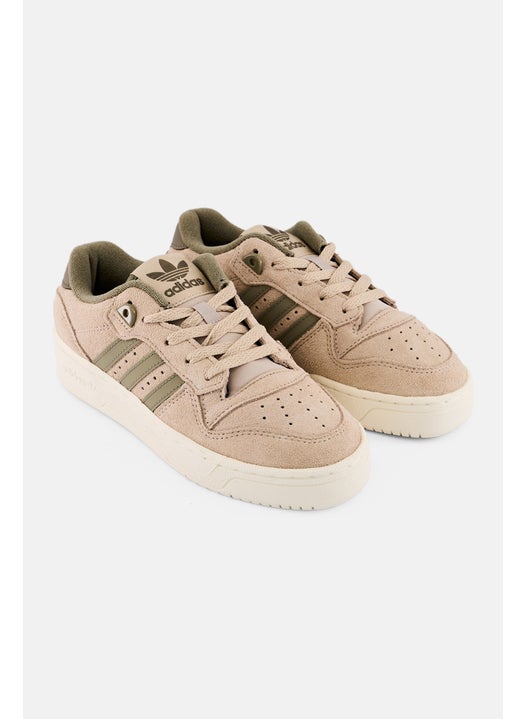 Kids Boy Rivalry Low Lace Up Outdoor Shoes, Beige