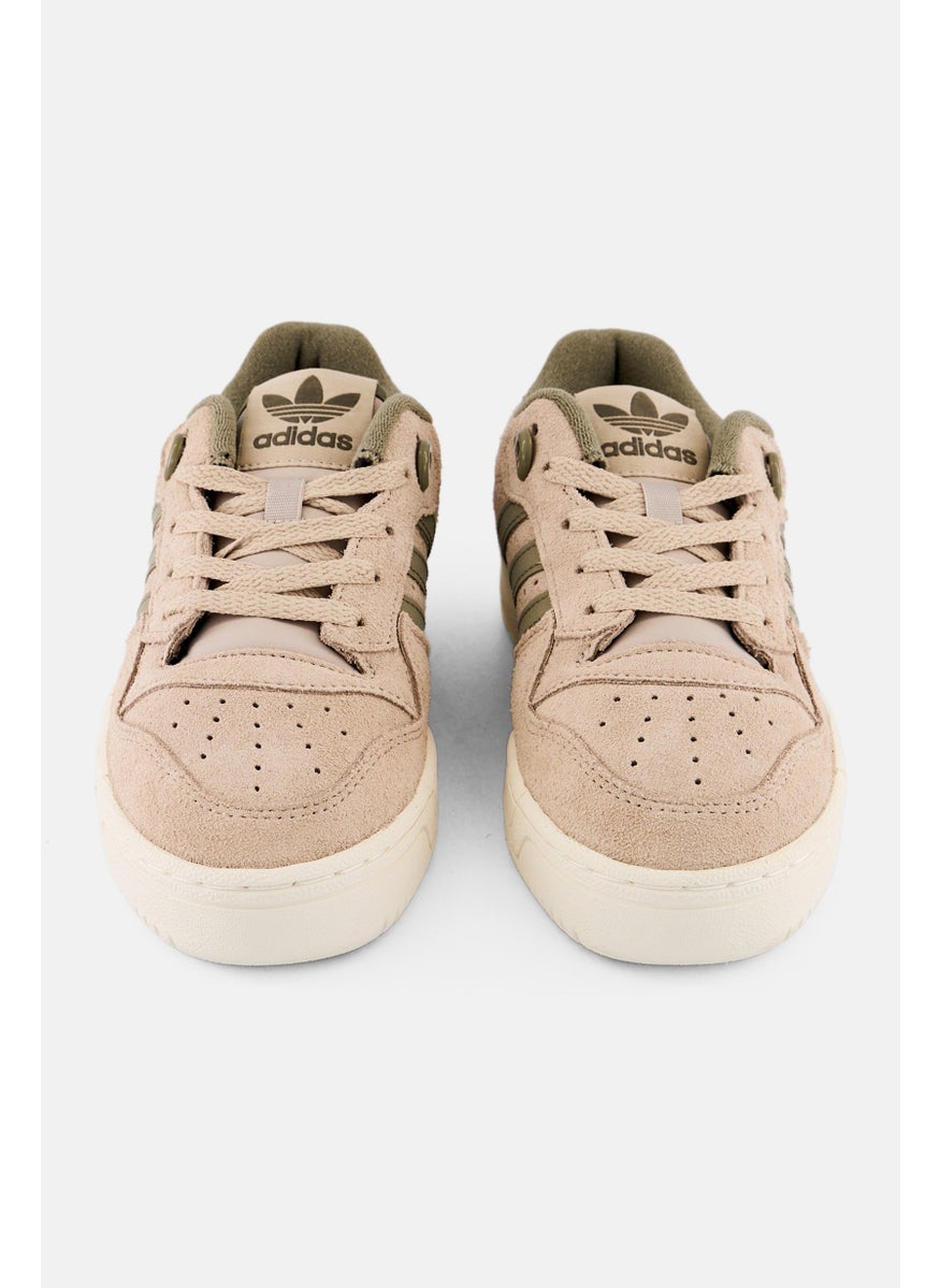 adidas Originals - Kids Boy Rivalry Low Lace Up Outdoor Shoes, Beige - Image 1