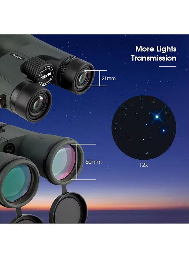 SVBONY SVBONY Telescope SA203 12x50 Binoculars Professional Powerful BAK4 IPX7 Waterproof Camping Equipment for Birdwatching Stargazing - Image 4