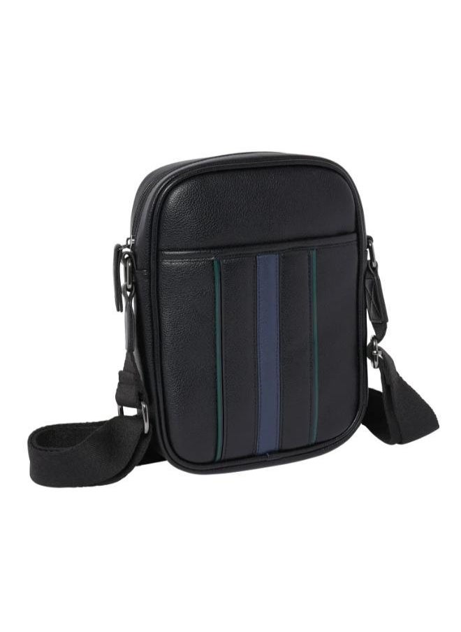 Ted Baker KEIIGAN Stripe PU Flight Bag  - Image 1