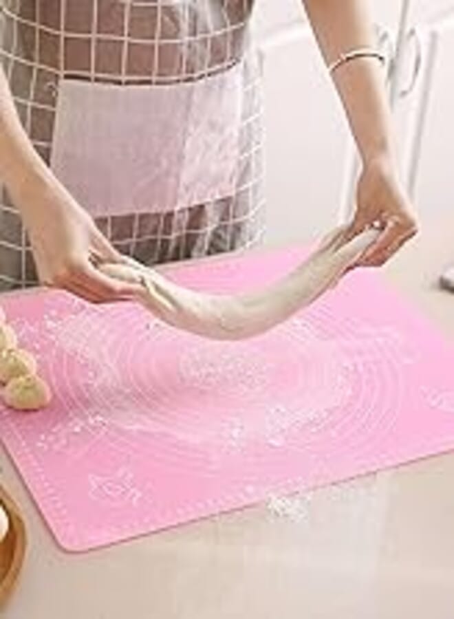 Silicone Dough Mat Size 40 * 50 cm - Ideal for Doughs and Bakery - Prevents Sticking and Helps Make Pastry Smoothly - Easy to Clean and Store - Distinctive on | From Generic