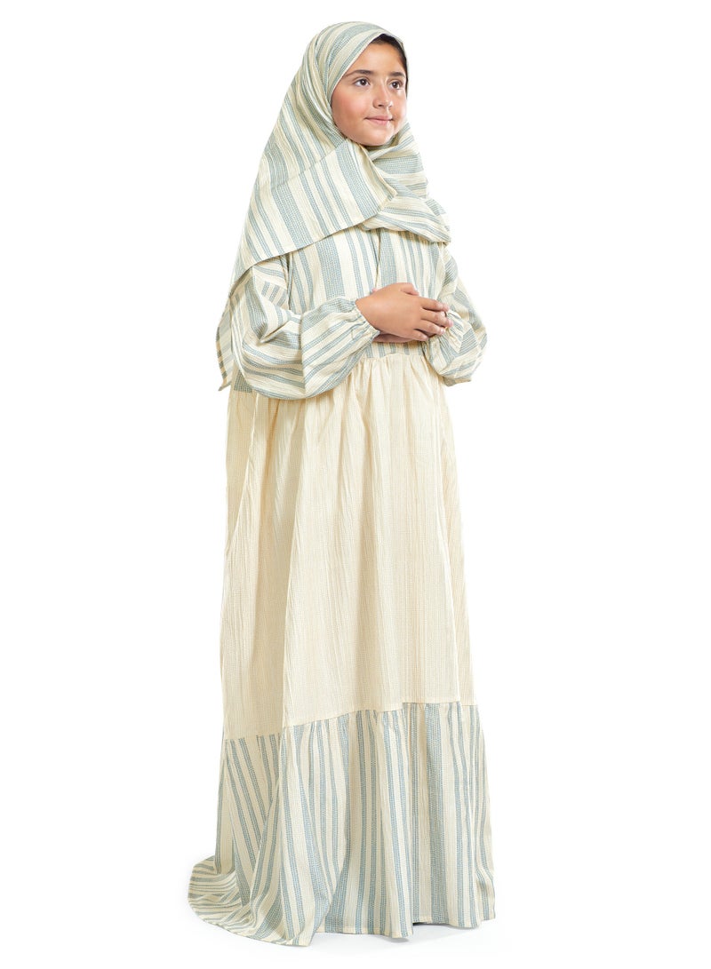 Urban rugs Cloudii Striped Islamic Junior Prayer Wear - Image 2