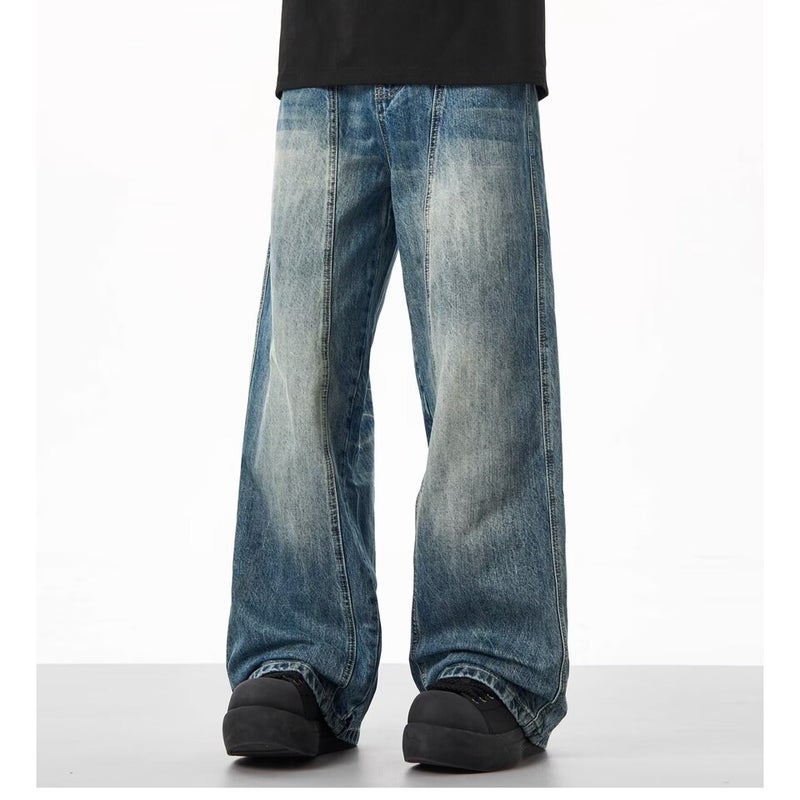 Unisex Classic Denim Jeans Loose Fit Daily Outdoor Wear - Image 4