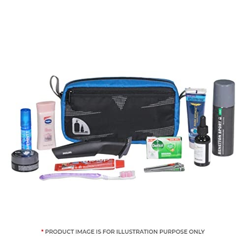 ViaTerra Toiletry Pouch I Pack and Carry All Your Toiletry Essentials on a Trip | Toiletry Bag for Men & Women | Small & Compact Unisex Travel Pouch - Image 3