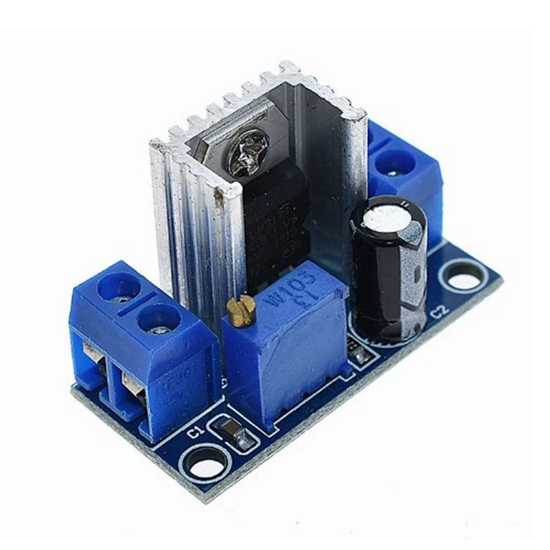 لوحة منظم تغذية - وحدة جهد مستمر قابل للتعديل مع حماية DC5~35V AC6~25V LM317 - Image 1