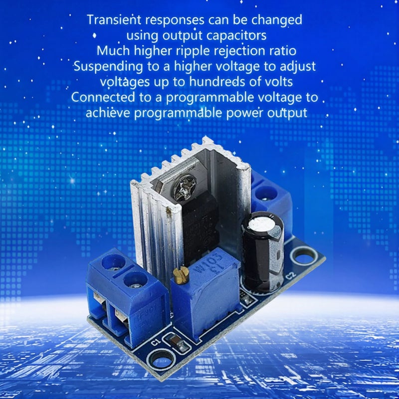 لوحة منظم تغذية - وحدة جهد مستمر قابل للتعديل مع حماية DC5~35V AC6~25V LM317 - Image 5