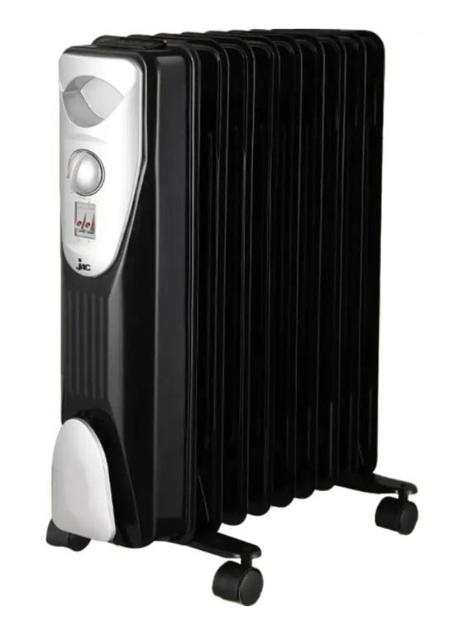 Jac - Oil Heater, 9 Fins, 1500 Watt, Black, NGH-329B - Image 1