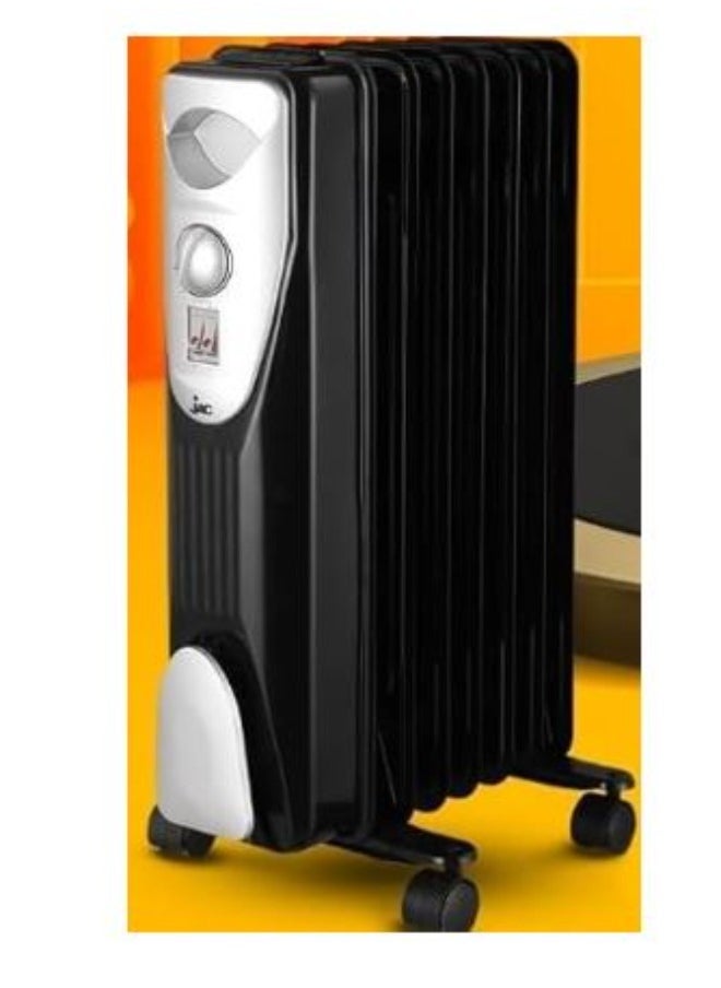 Jac - Oil Heater, 9 Fins, 1500 Watt, Black, NGH-329B - Image 1