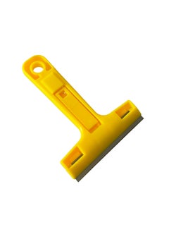 Inditrust Inditrust Razor Portable Scrapper and 3 Blade with ABS Plastic Handle Tool to Remove Silicone Paint Stains Floor Tile Grout Remover Mirror Glass Window Cleaning Device Wiper Scraper  - Image 5