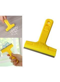 Inditrust Inditrust Razor Portable Scrapper and 3 Blade with ABS Plastic Handle Tool to Remove Silicone Paint Stains Floor Tile Grout Remover Mirror Glass Window Cleaning Device Wiper Scraper  - Image 2