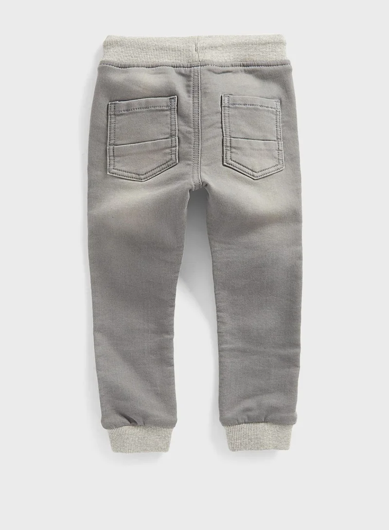 mothercare Grey-Wash Denim Jogger Jeans