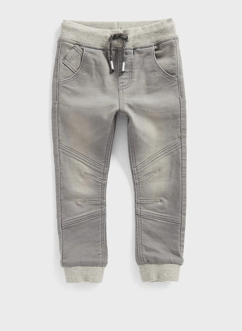 mothercare Grey-Wash Denim Jogger Jeans