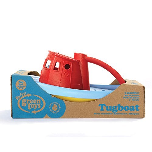 Green Toys My First Tug Boat, Red - Image 4