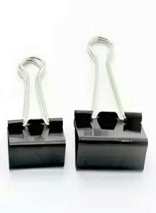 إمبرينت مشابك تثبيت من إمبرينت، مقاس 25 مم و32 مم، 12 مشبكًا من كل نوع، لون أسود - Image 1