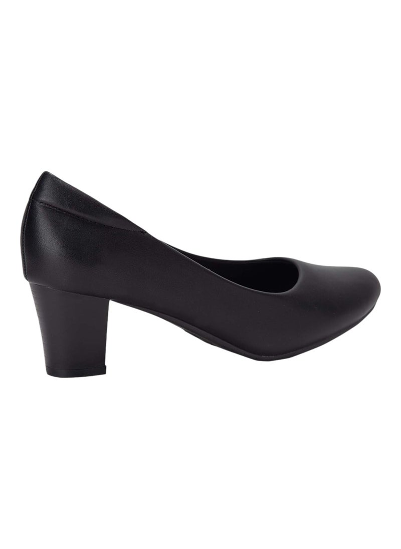 Bata - Formal Block Heel Pumps - Image 1
