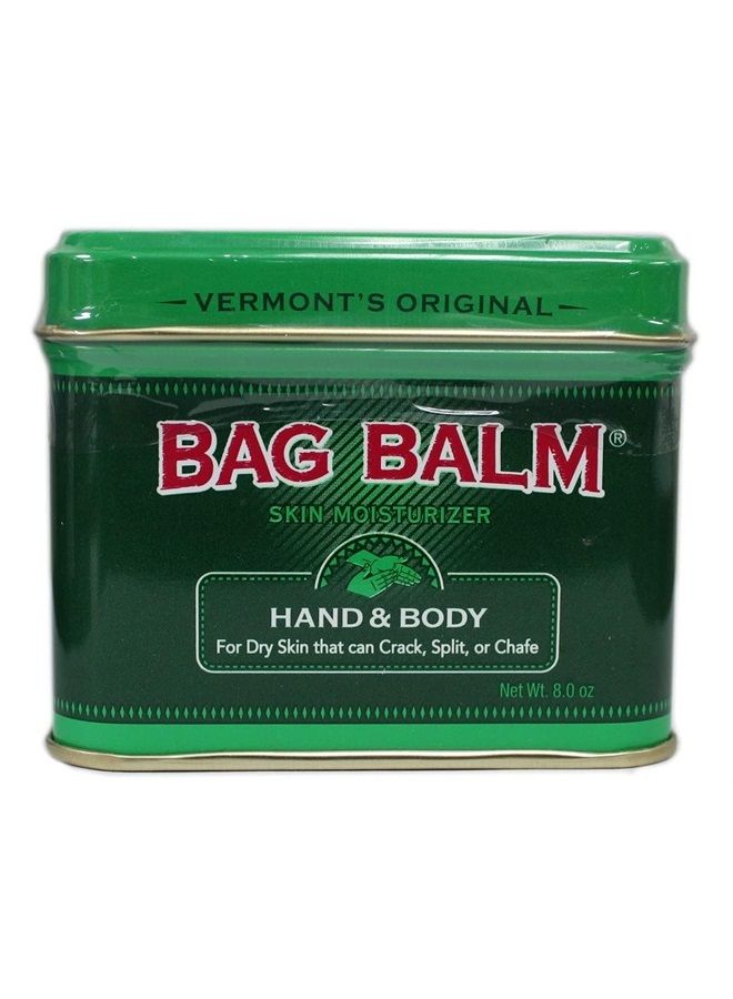 Bag Balm Vermont's Original Hand Moisturizer, Hand Balm for Dry Skin, Cracked Hands, Heels & Dry Hands Treatment, For Dogs and More Ointment, Dry Skin Lotion - 8oz Tin, 3 Pack - Image 1