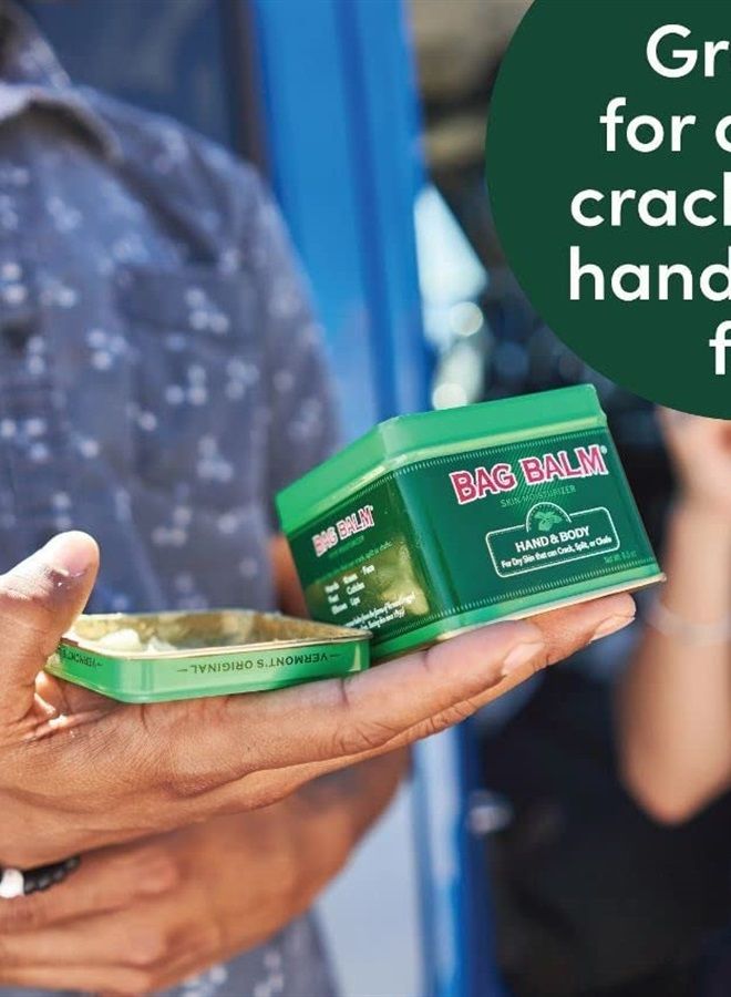 Bag Balm Vermont's Original Hand Moisturizer, Hand Balm for Dry Skin, Cracked Hands, Heels & Dry Hands Treatment, For Dogs and More Ointment, Dry Skin Lotion - 8oz Tin, 3 Pack - Image 3