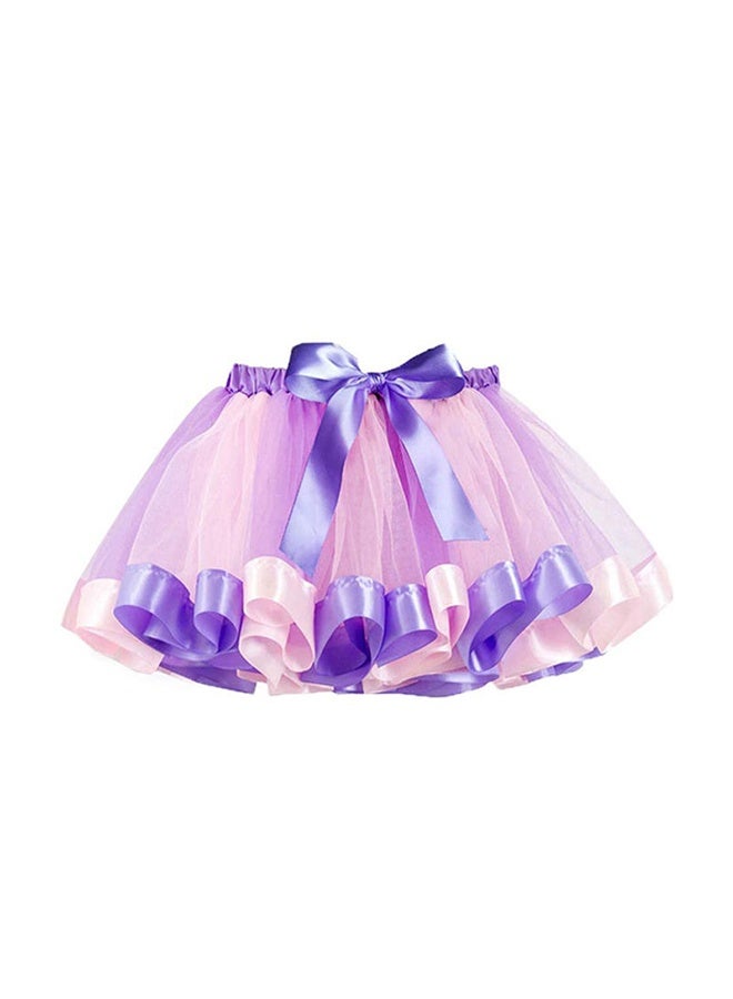 3-Piece Cosplay Inspired Cotton Polyester Rainbow Birthday Party Outfit - Image 2
