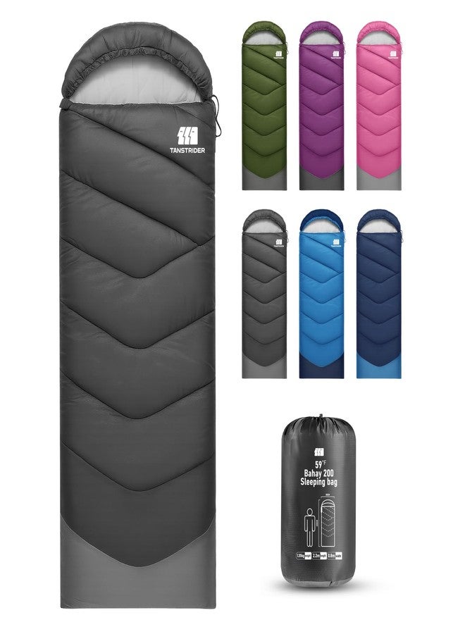 TANSTRIDER Sleeping Bags for Adults Cold Weather - Portable, Waterproof, Lightweight Sleeping Bag for Tall Girls Boys with Compression Sack, for Warm Camping, Hiking, Travel, Outdoor& Indoor - Image 1