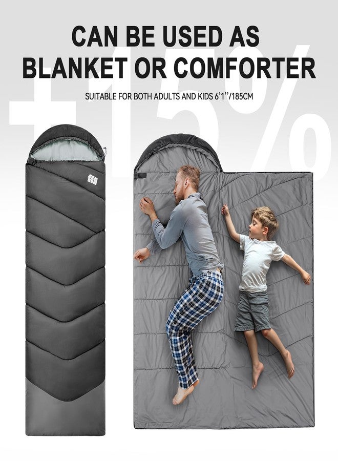 TANSTRIDER Sleeping Bags for Adults Cold Weather - Portable, Waterproof, Lightweight Sleeping Bag for Tall Girls Boys with Compression Sack, for Warm Camping, Hiking, Travel, Outdoor& Indoor - Image 3