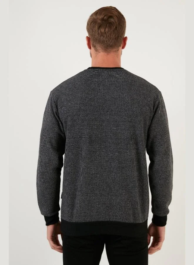 Buratti  Buratti Slim Fit Crew Neck Cotton Sweater Men's SWEATER 456201 for Men | Best Price UAE