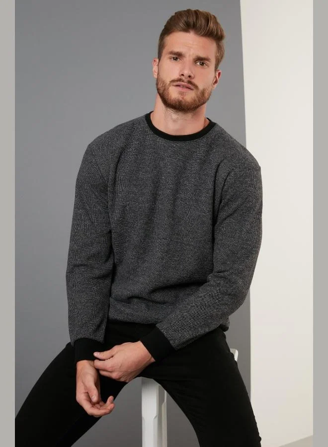 Buratti  Buratti Slim Fit Crew Neck Cotton Sweater Men's SWEATER 456201 for Men | Best Price UAE
