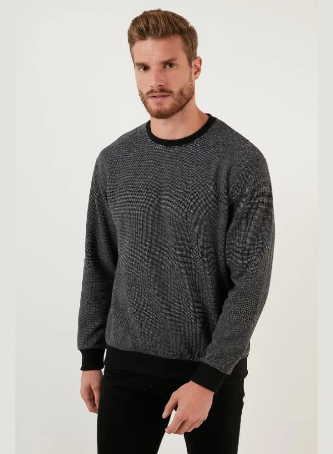 Buratti Slim Fit Crew Neck Cotton Sweater Men's SWEATER 456201