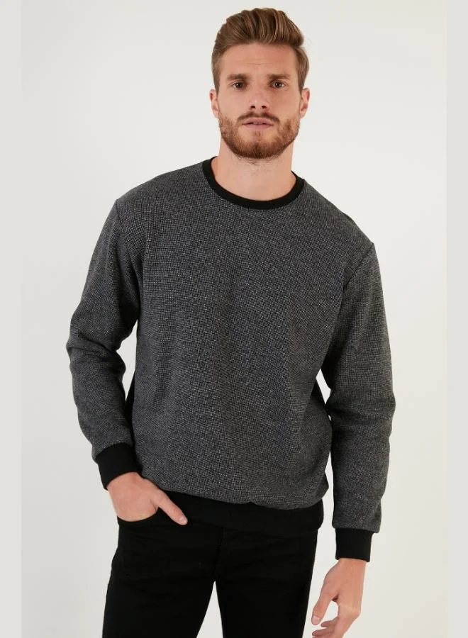 Buratti  Buratti Slim Fit Crew Neck Cotton Sweater Men's SWEATER 456201 for Men | Best Price UAE