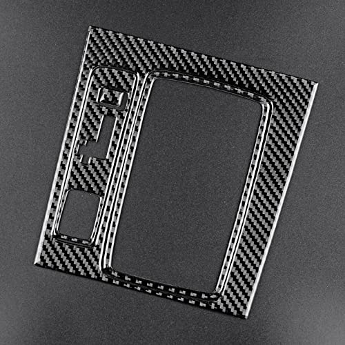 JUPIZEUS Carbon Fiber, Car Gear Shift Panel Cover Decoration Sticker for Mazda 6 2016-2017.5 with Automatic Transmission, Auto Interior Trim, 5PCS, Black - Image 5