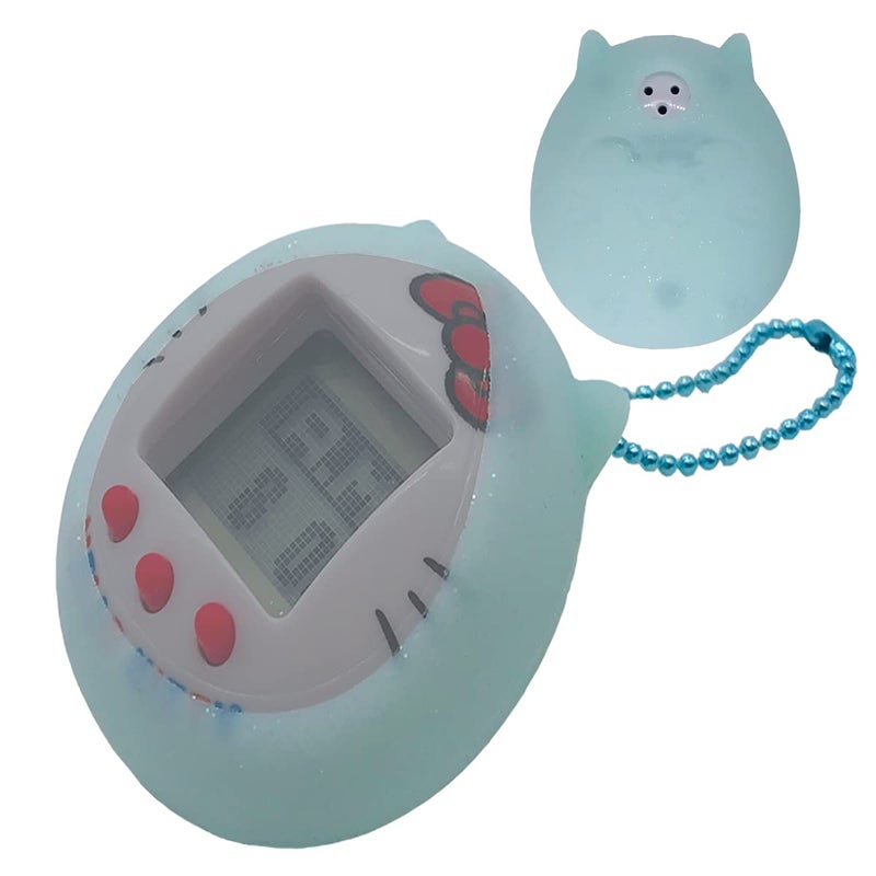 RAWECUD Protective Silicone Case Cover for Tamagotchi Hello Kitty 4289242891 with Color ChainOnly Cover Blue - Image 2