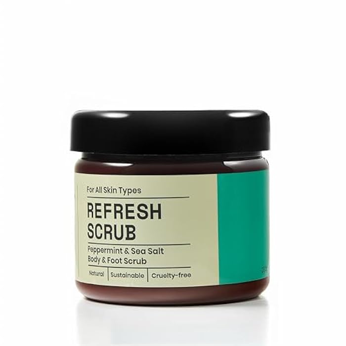 Areej Refresh Scrub for Body & Foot -Peppermint & Sea Salt, 250 gm