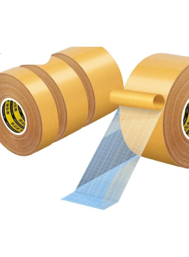 Miloch Mileqi Double-Sided Tape, Strong Adhesive, Suitable For Various Locations, Yellow, 5Cm Wide * 20M Long - Image 1