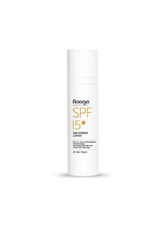 RAAGA PROFESSIONAL Raaga Professional SPF 15 Sunscreen Lotion | PA++++, UVA + UVB Protection, Anti Tan Activities, Non-Greasy Feel, Water and Sweat Proof Technology (55 ml)  - Image 1