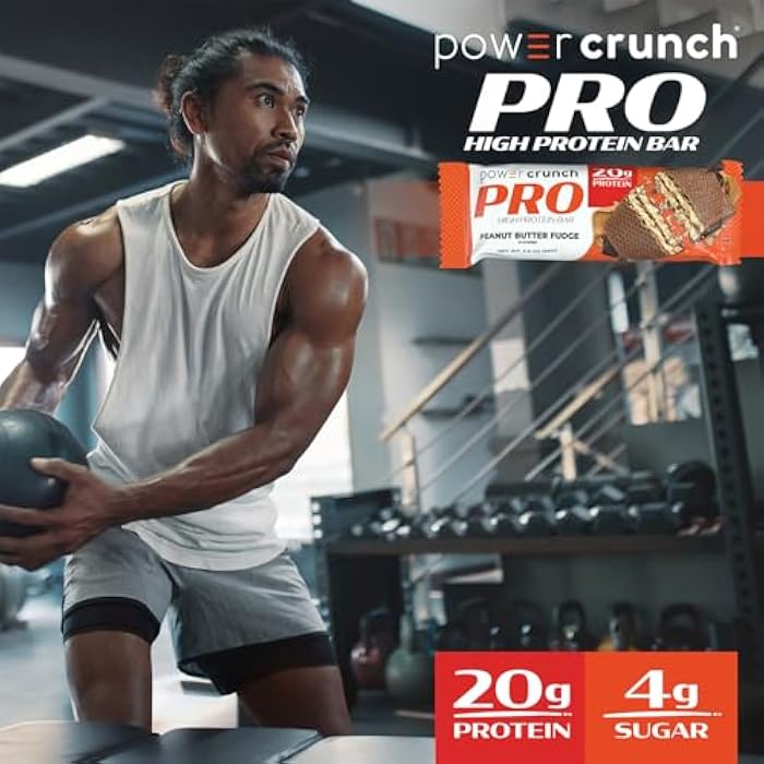 Power Crunch PRO Protein Wafer Bars, High Protein Snacks with Delicious Taste, Peanut Butter Fudge, 2.0 Ounce (4 Count) - Image 4