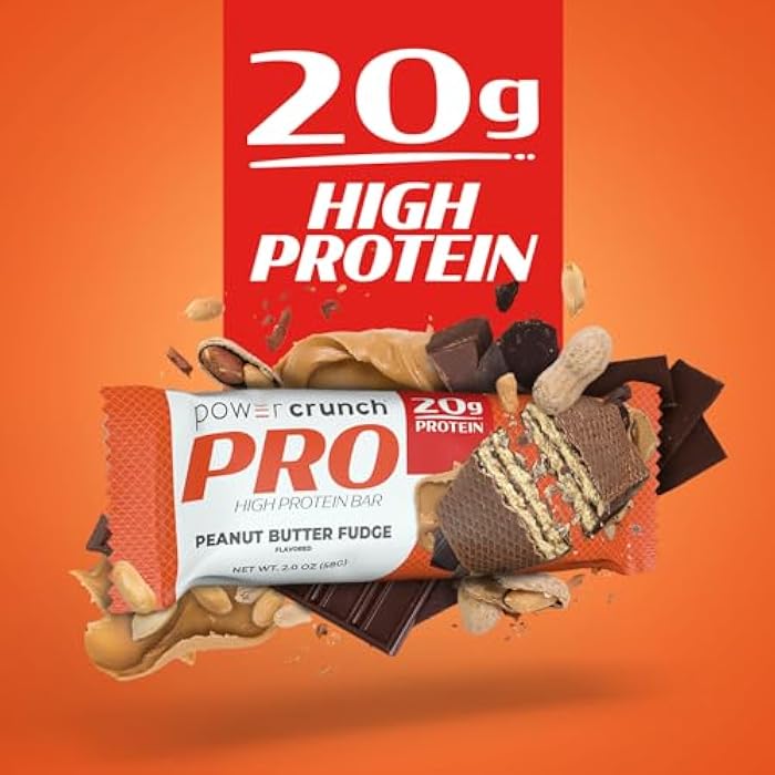 Power Crunch PRO Protein Wafer Bars, High Protein Snacks with Delicious Taste, Peanut Butter Fudge, 2.0 Ounce (4 Count) - Image 3