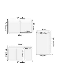 KASTWAVE A6 6 Holes Binder Pockets 12 Pieces Notebook Refills Filler Money Organizer Cash Envelopes Bill Pouch Name Card Business Card Sleeves Pages  - Image 2