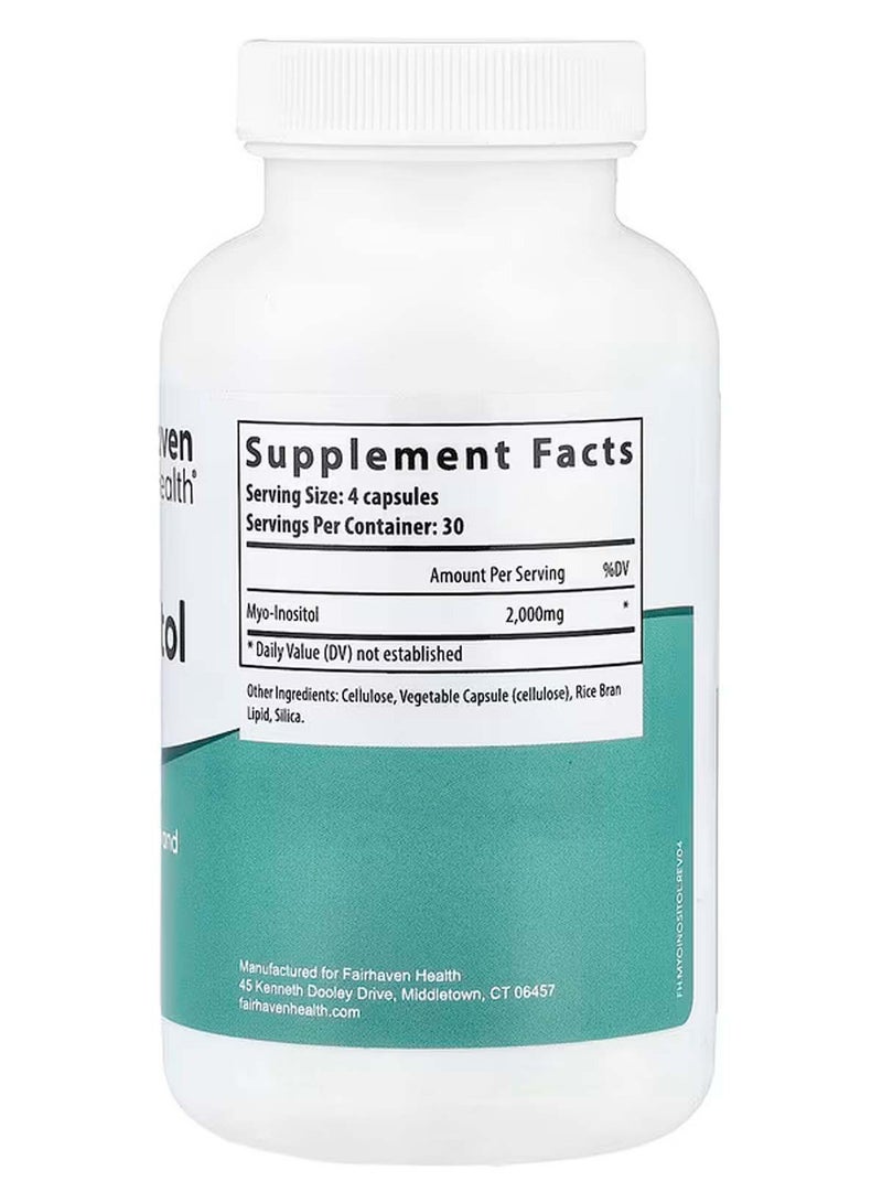 فايرهايفن هيلث مُكمل غذائي ميو اينوزيتول - 120 كبسولة - Image 2