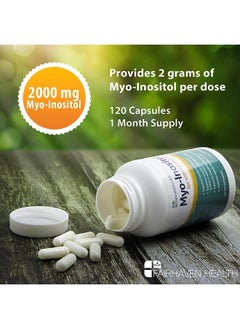 fairhaven health Myo-Inositol Dietary Supplement 120 Capsules  - Image 5